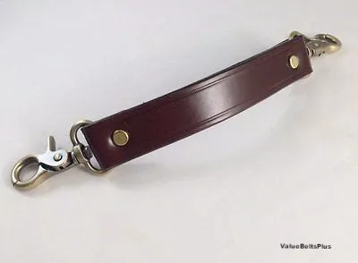 1 in. Wide Leather Luggage Briefcase Duffel Gym Trunk Hand Bag Strap Handle - 5 Colors