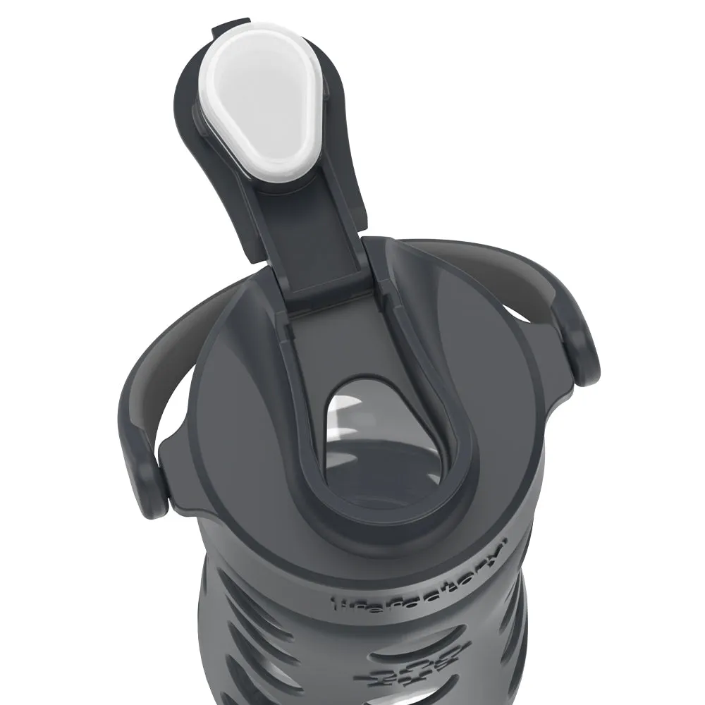 12oz Water Bottle with Silicone Sleeve and Active Cap