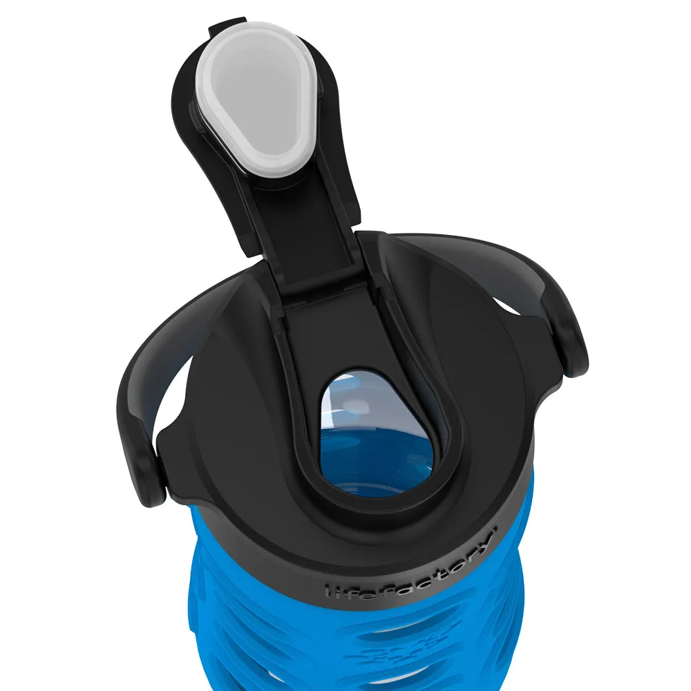 12oz Water Bottle with Silicone Sleeve and Active Cap