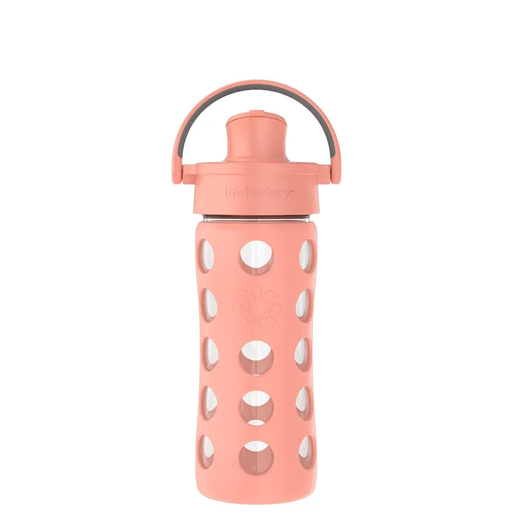 12oz Water Bottle with Silicone Sleeve and Active Cap