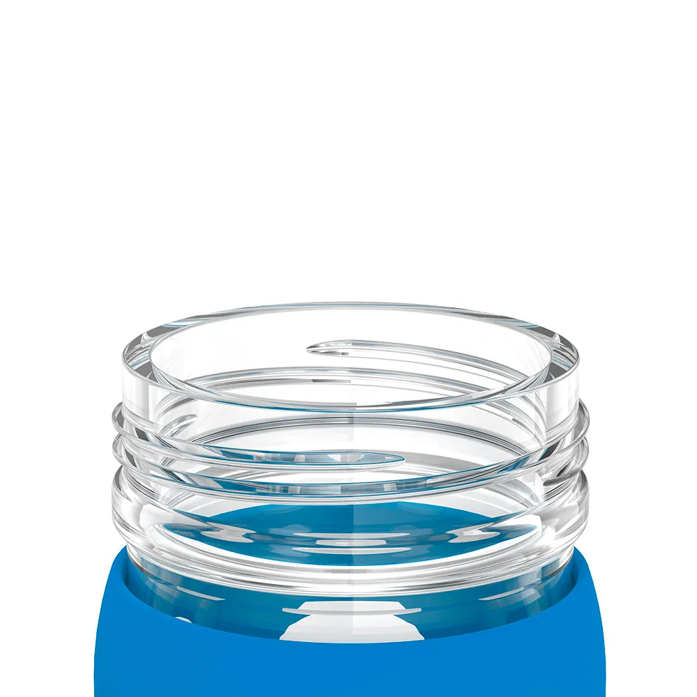 12oz Water Bottle with Silicone Sleeve and Active Cap