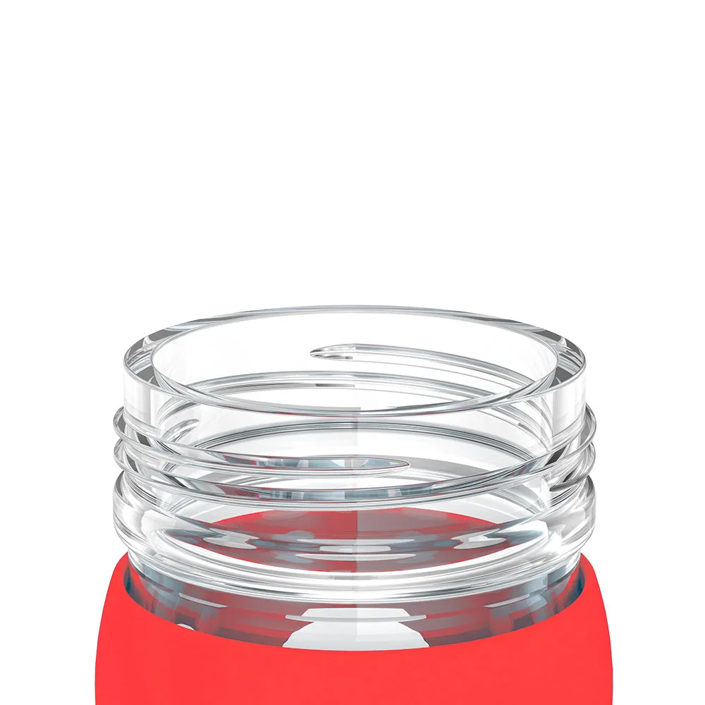 12oz Water Bottle with Silicone Sleeve and Active Cap
