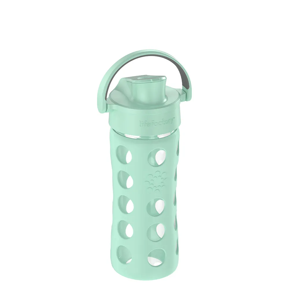 12oz Water Bottle with Silicone Sleeve and Active Cap