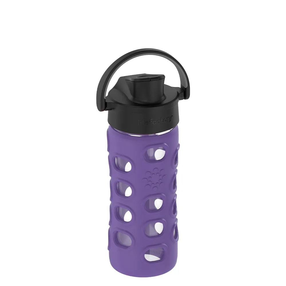 12oz Water Bottle with Silicone Sleeve and Active Cap