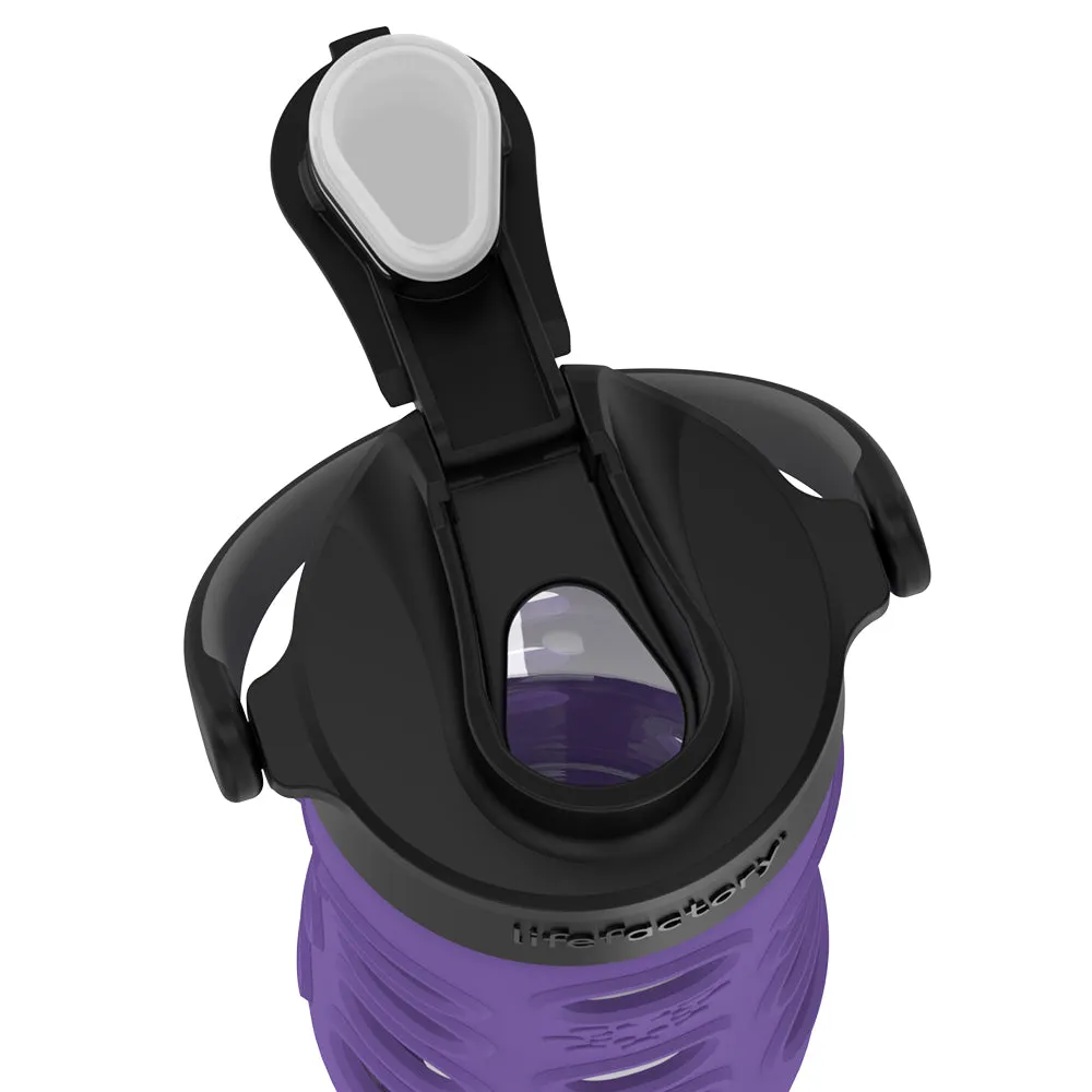 12oz Water Bottle with Silicone Sleeve and Active Cap