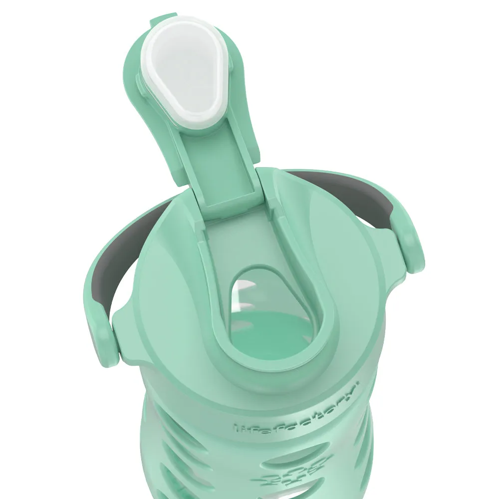 12oz Water Bottle with Silicone Sleeve and Active Cap
