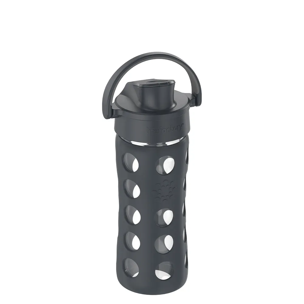 12oz Water Bottle with Silicone Sleeve and Active Cap