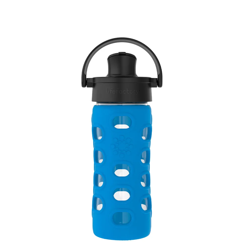 12oz Water Bottle with Silicone Sleeve and Active Cap