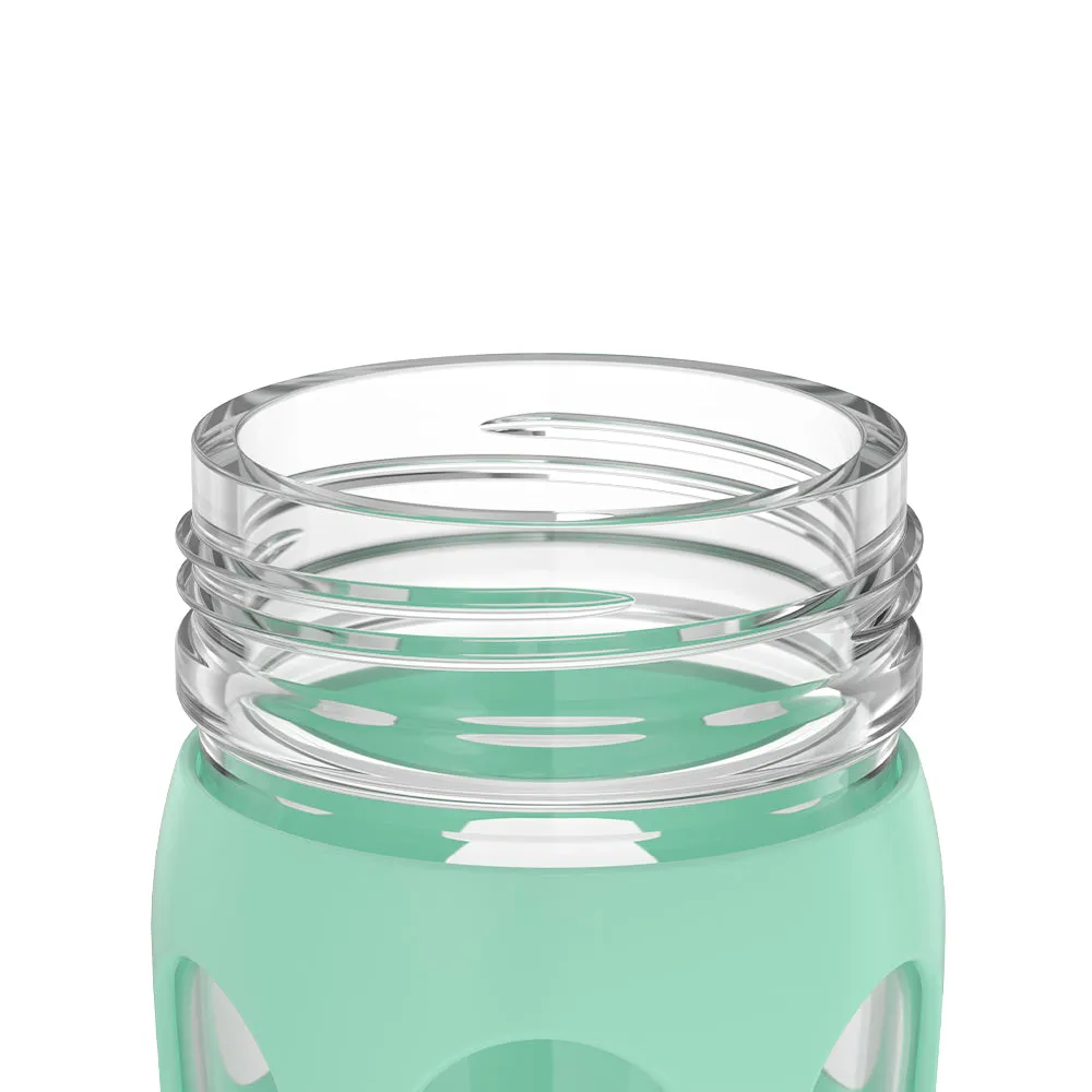 12oz Water Bottle with Silicone Sleeve and Active Cap