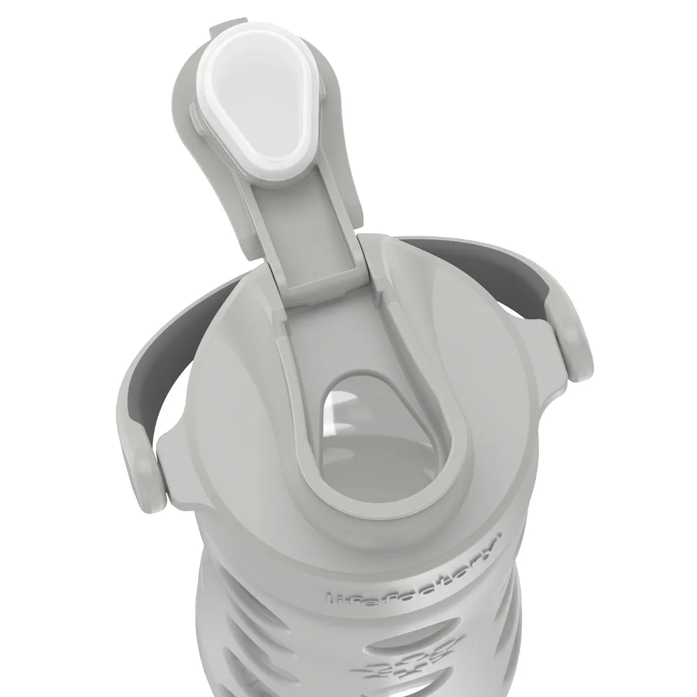 12oz Water Bottle with Silicone Sleeve and Active Cap