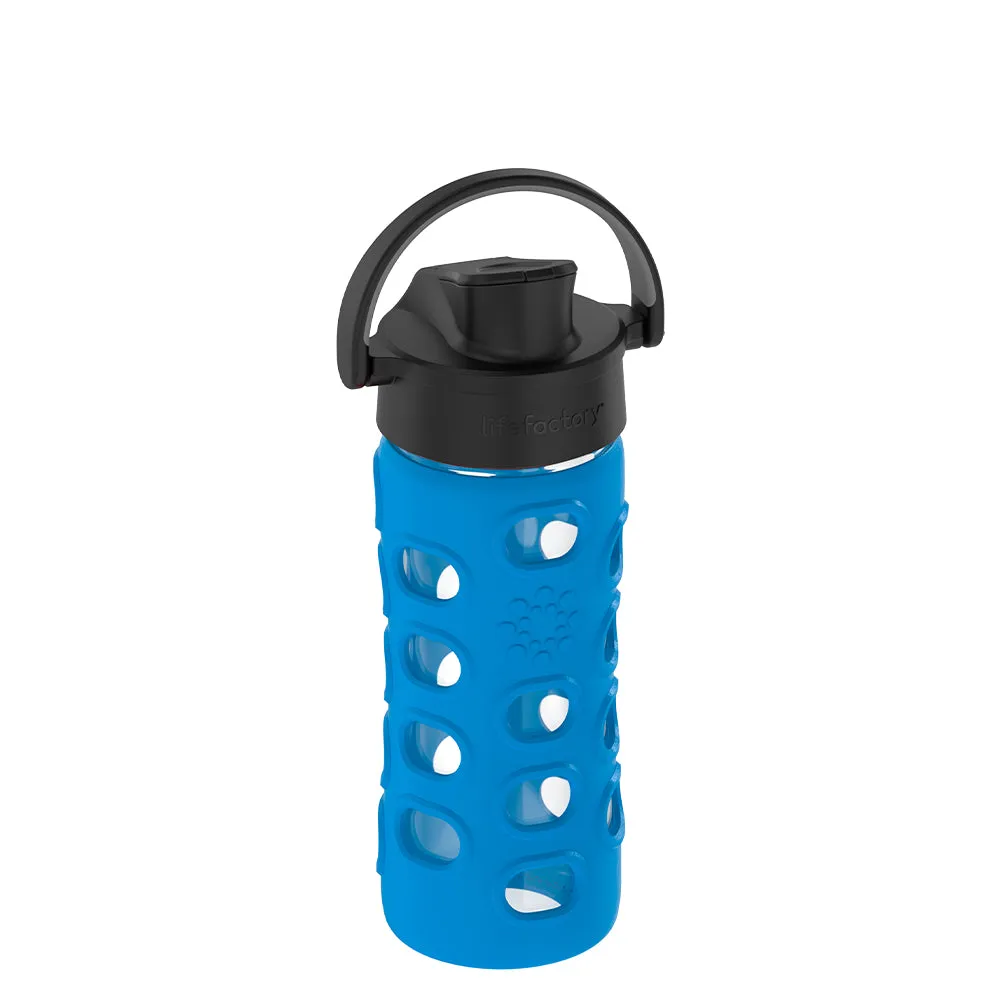 12oz Water Bottle with Silicone Sleeve and Active Cap