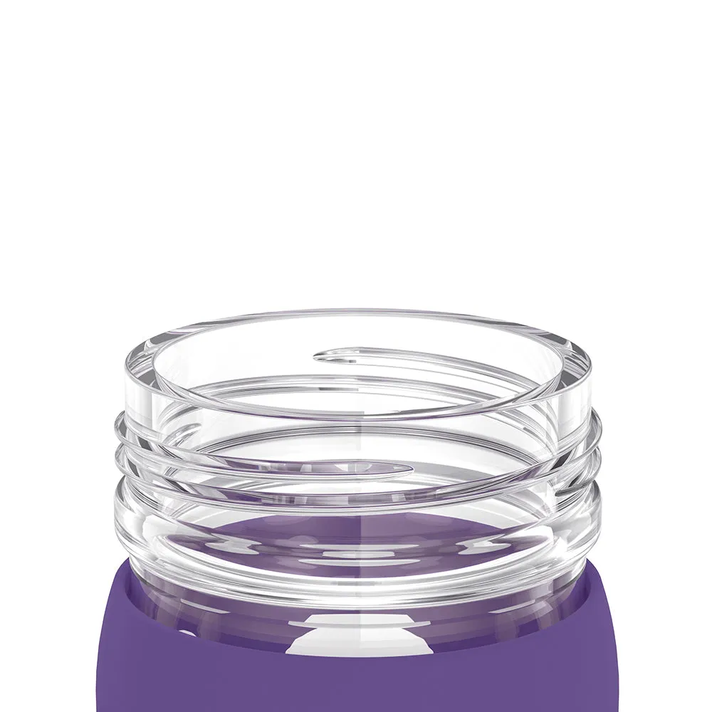 12oz Water Bottle with Silicone Sleeve and Active Cap