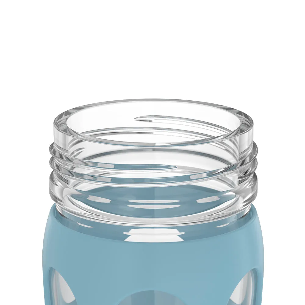 12oz Water Bottle with Silicone Sleeve and Active Cap