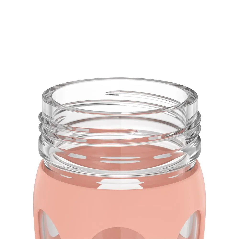 12oz Water Bottle with Silicone Sleeve and Active Cap