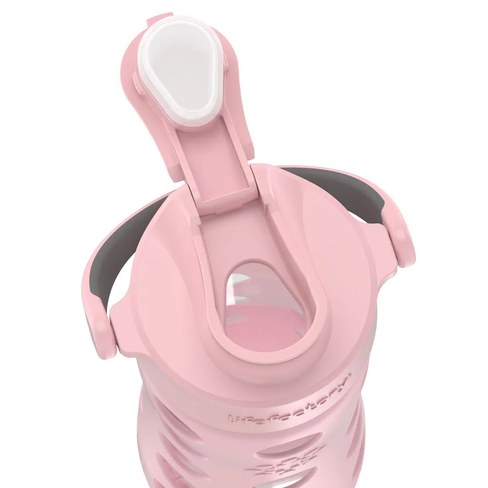 12oz Water Bottle with Silicone Sleeve and Active Cap