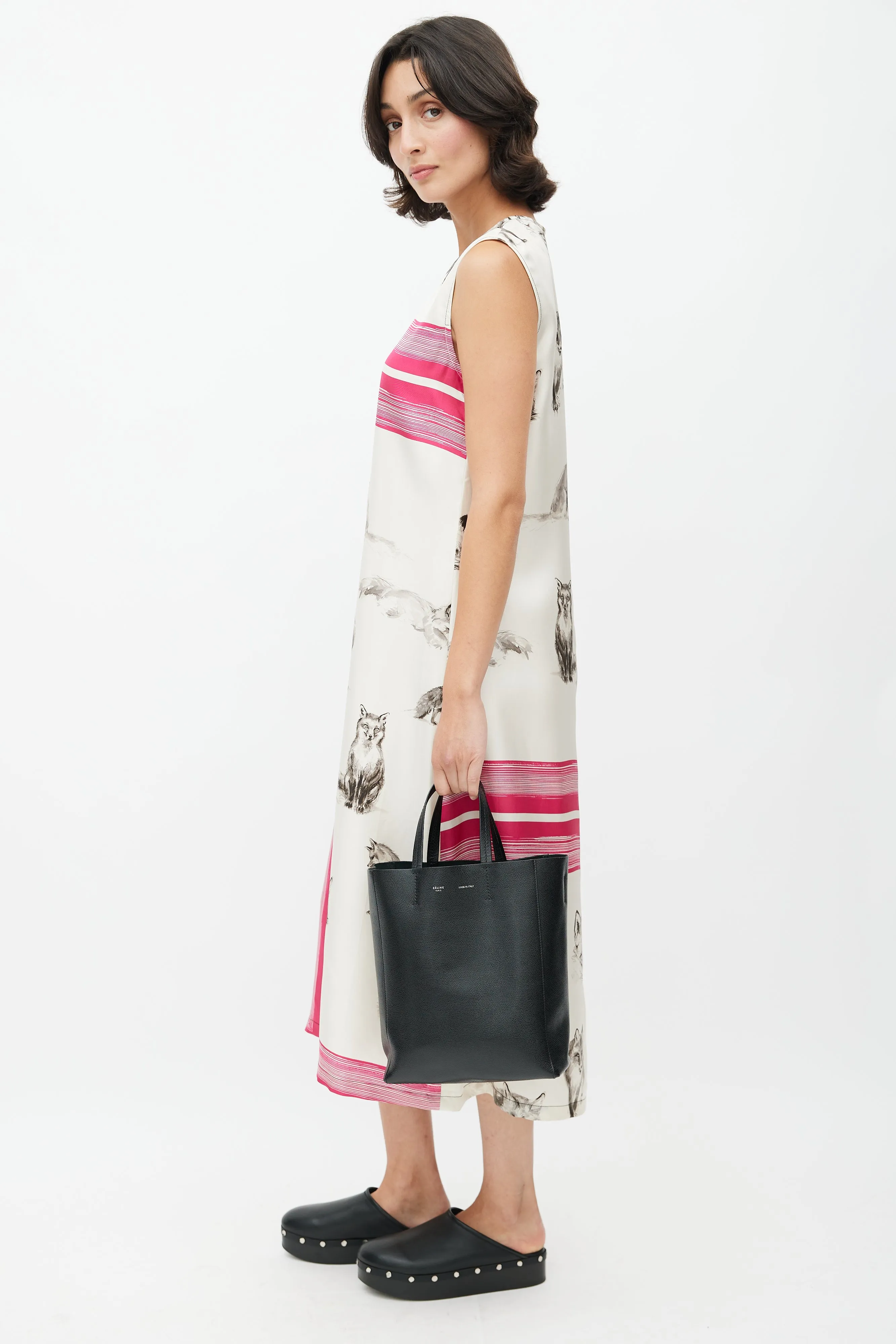 2016 Black Cabas Crossbody Bag
