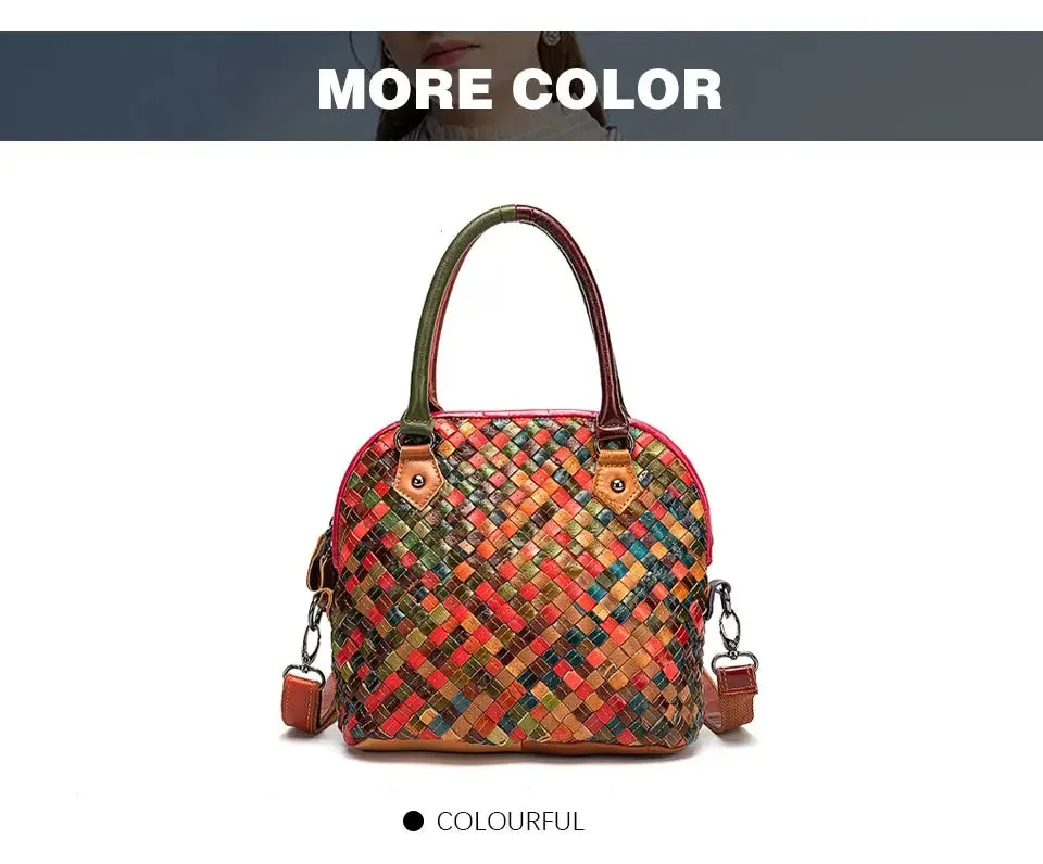 2024 Colorful Quality Leather Famous Brand Luxury Ladies Patchwork Large Purse Handbag Shoulder bag Women Designer Tote bag 9178