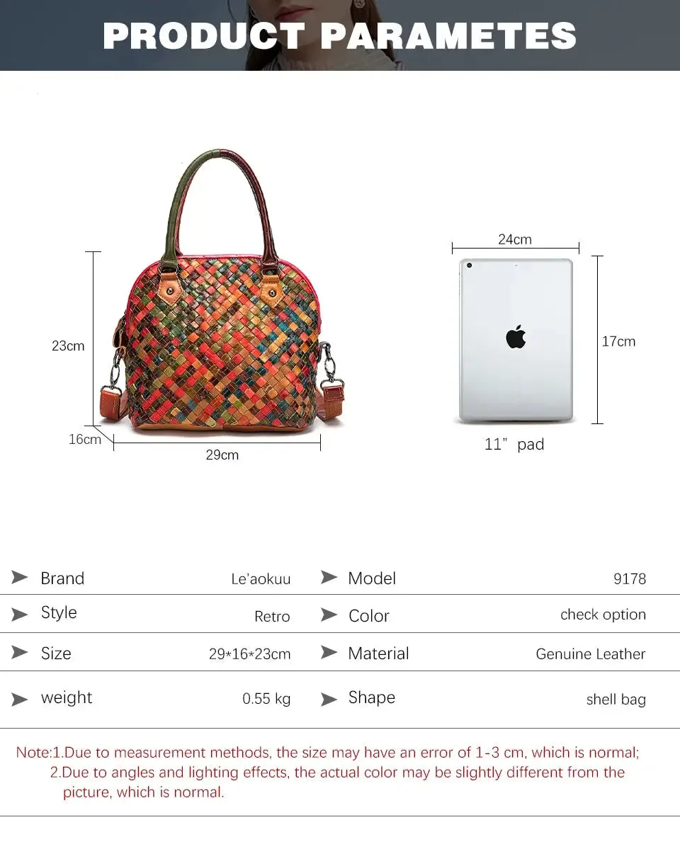 2024 Colorful Quality Leather Famous Brand Luxury Ladies Patchwork Large Purse Handbag Shoulder bag Women Designer Tote bag 9178