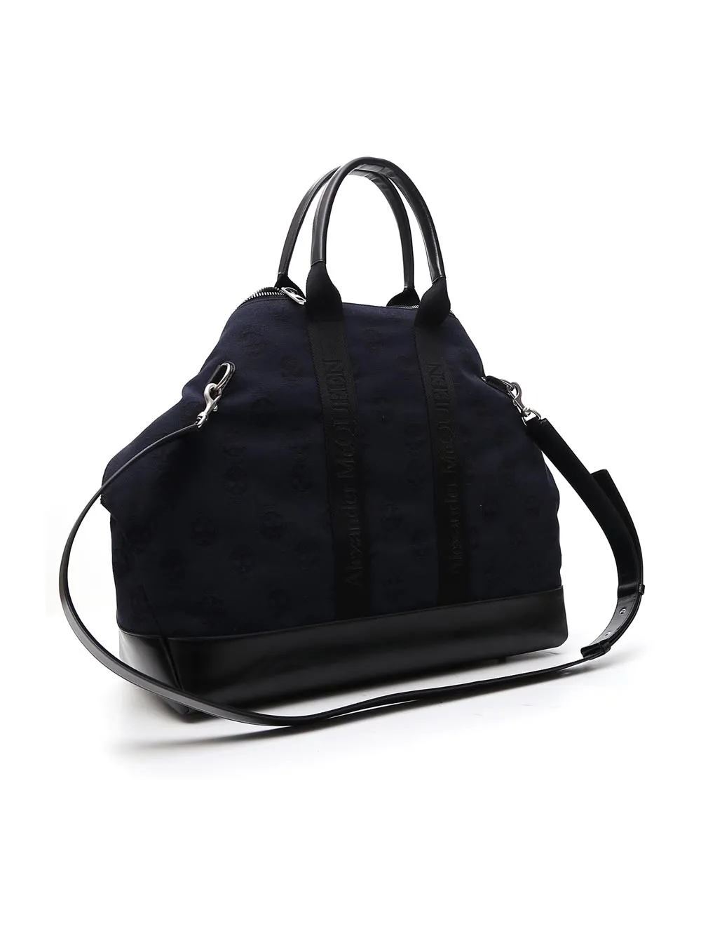 Alexander McQueen Skull Motif Zipped Holdall Bag