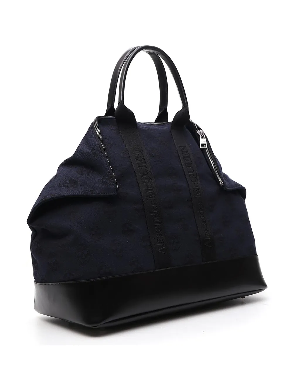 Alexander McQueen Skull Motif Zipped Holdall Bag