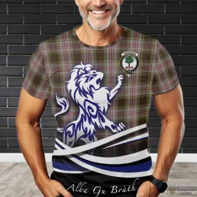 Anderson Dress Tartan T-Shirt with Alba Gu Brath Regal Lion Emblem