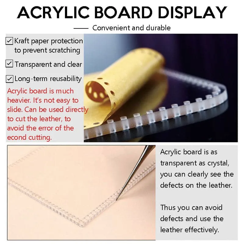 BABYLON™ Leather Card Holder DIY Craft Pattern AAB-630