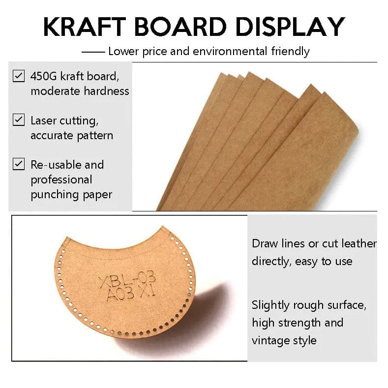 BABYLON™ Leather Card Holder DIY Craft Pattern AAB-630
