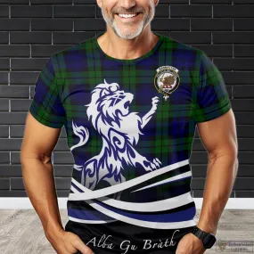 Bannatyne Tartan T-Shirt with Alba Gu Brath Regal Lion Emblem