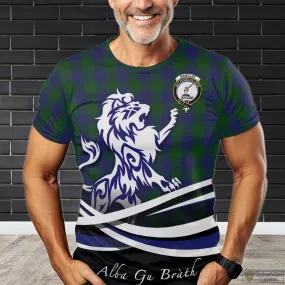 Barclay Tartan T-Shirt with Alba Gu Brath Regal Lion Emblem