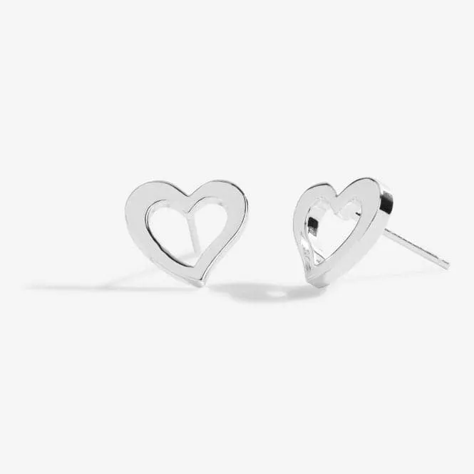Beautifully Boxed A Little Darling Daughter Silver Box Earrings 5303