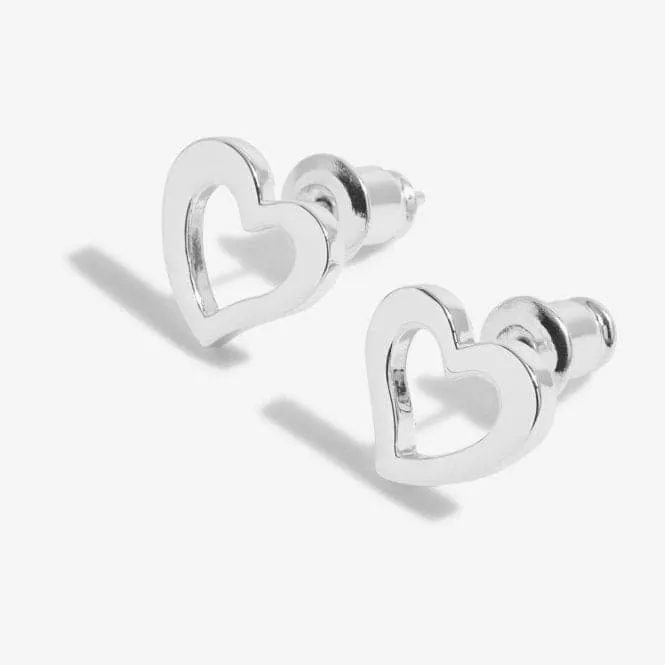 Beautifully Boxed A Little Darling Daughter Silver Box Earrings 5303