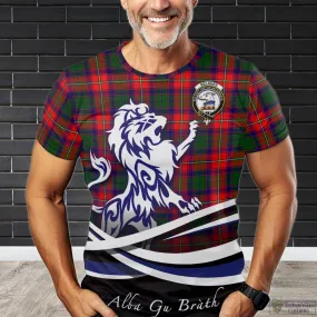 Belshes Tartan T-Shirt with Alba Gu Brath Regal Lion Emblem