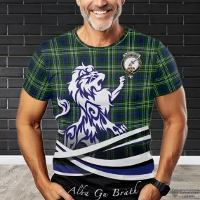 Blackadder Tartan T-Shirt with Alba Gu Brath Regal Lion Emblem