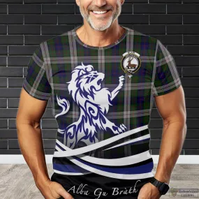 Blair Dress Tartan T-Shirt with Alba Gu Brath Regal Lion Emblem