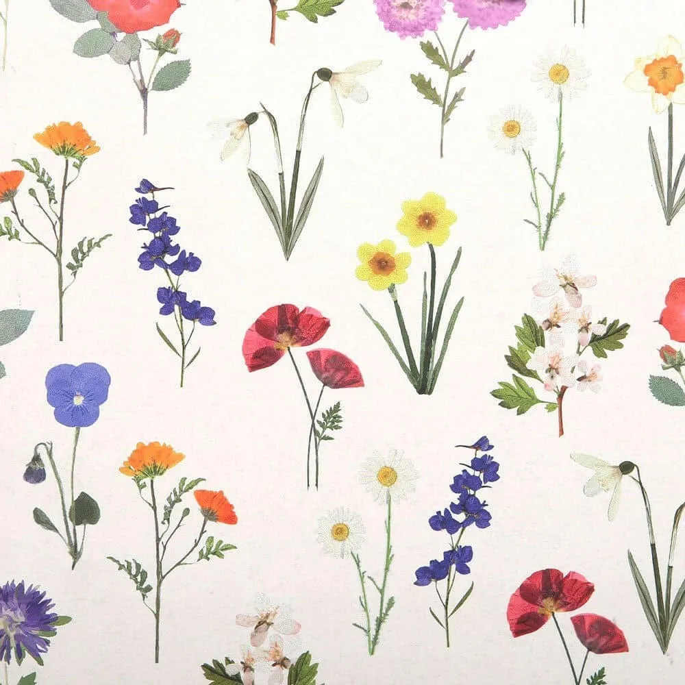 British Wildflower Gift Bag 23cm Medium Size