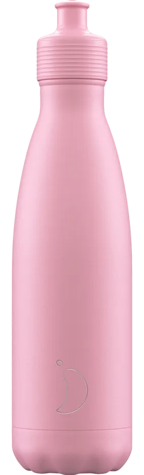 Chilly's Matte Pastel pink 500ml Sports bottle