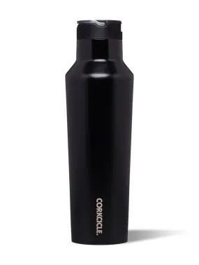 Classic 20oz Matte Black Sport Canteen