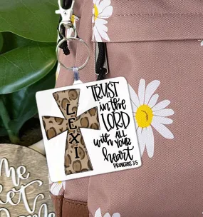 Cross Bag Tag Charm CHARMCROSS0520