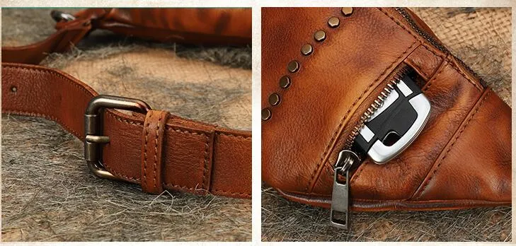 Designer Leather Cross Chest Bag For Women Leather Crossbody Sling Bag