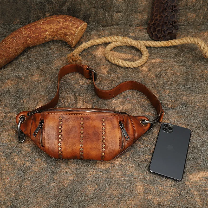 Designer Leather Cross Chest Bag For Women Leather Crossbody Sling Bag