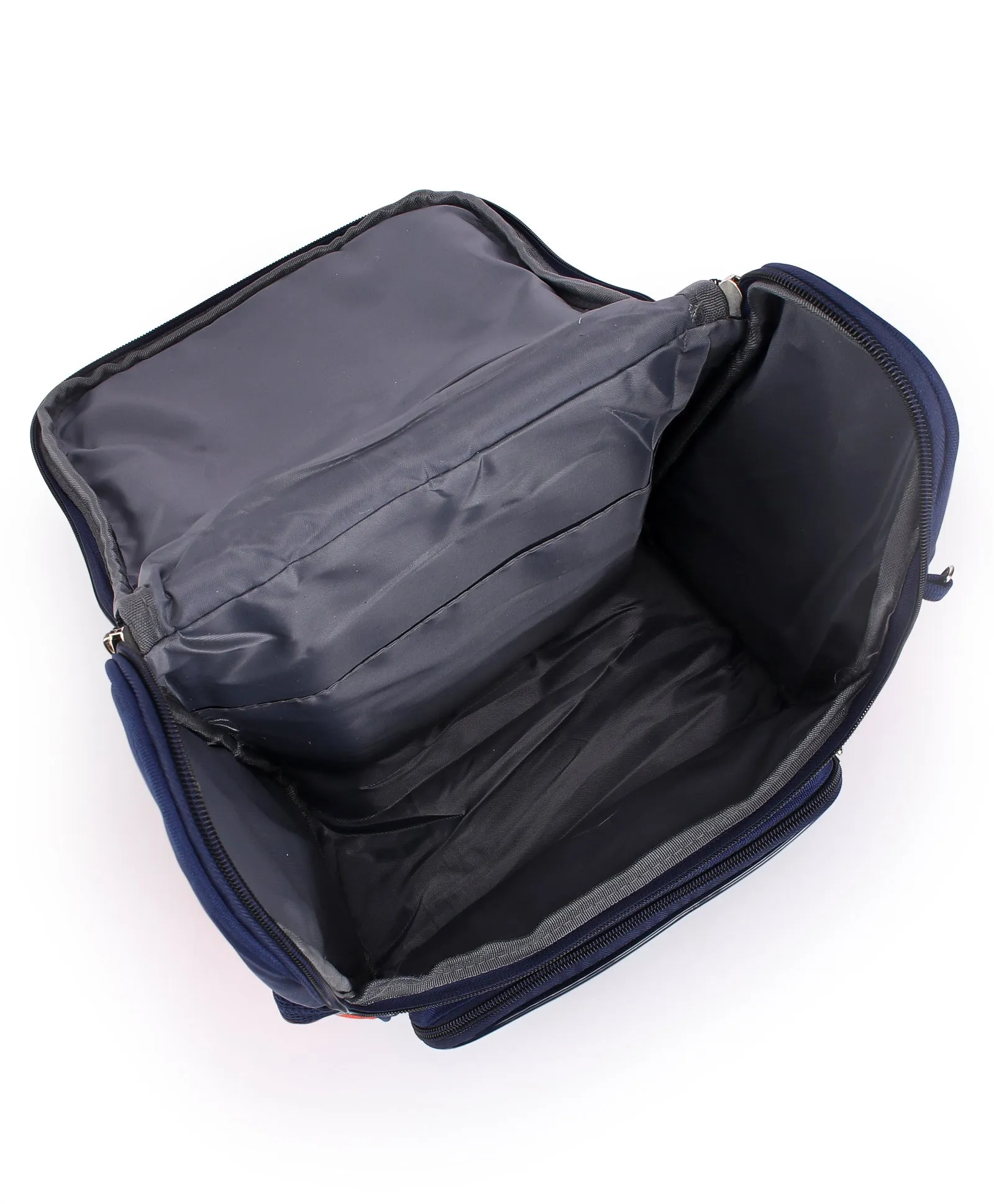 Dinosaur Print Front Open Backpack - Navy