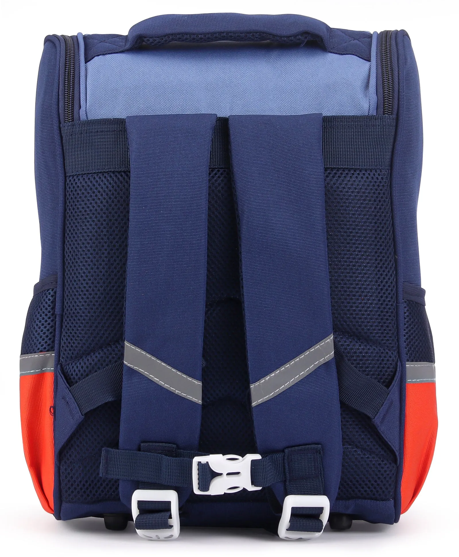 Dinosaur Print Front Open Backpack - Navy