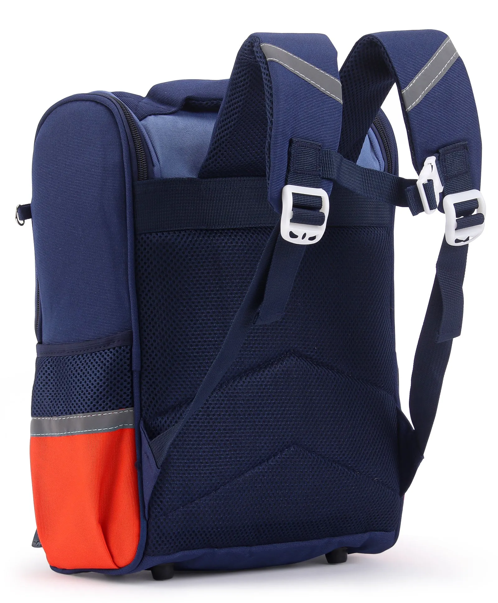 Dinosaur Print Front Open Backpack - Navy