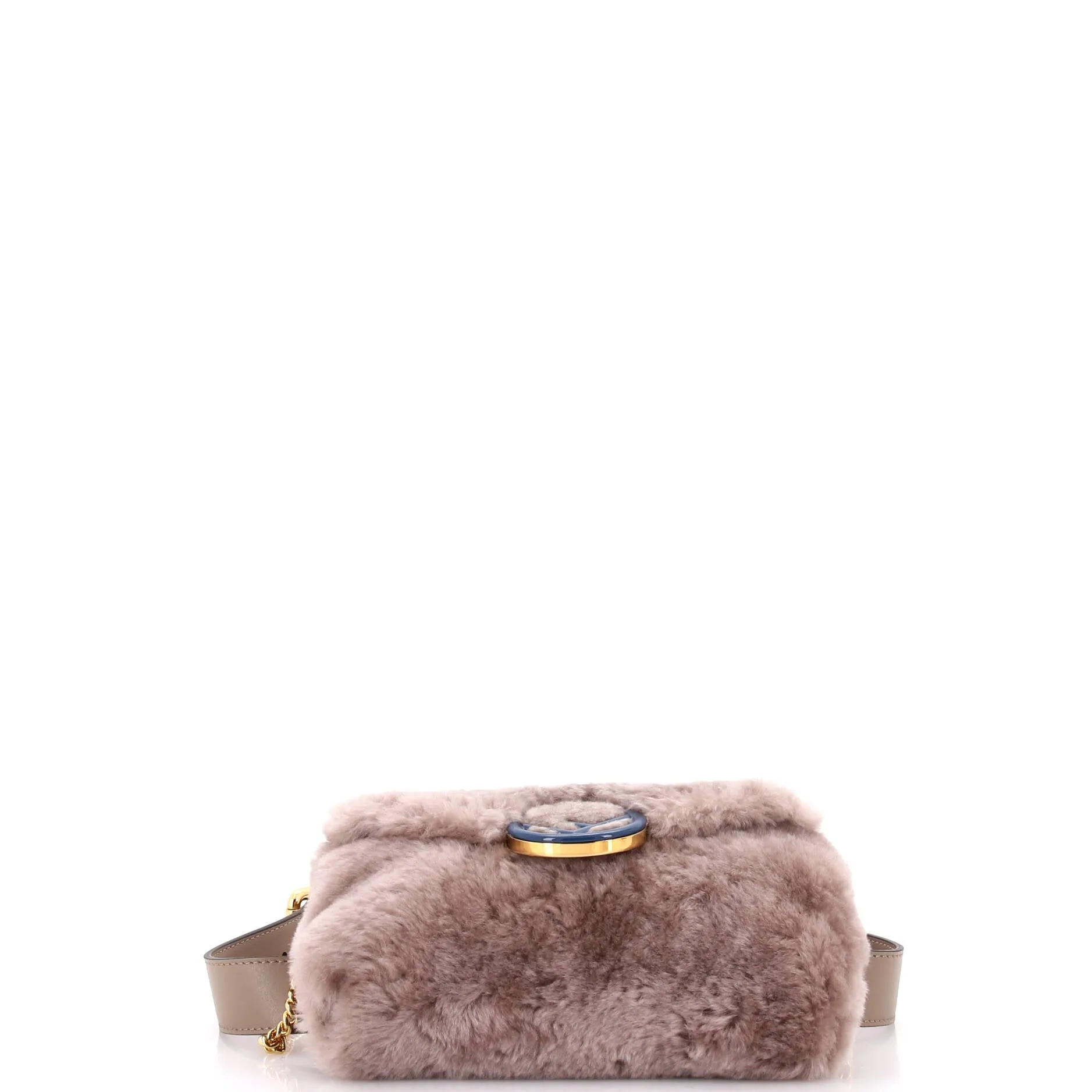 F is Fendi Convertible Belt Bag Shearling