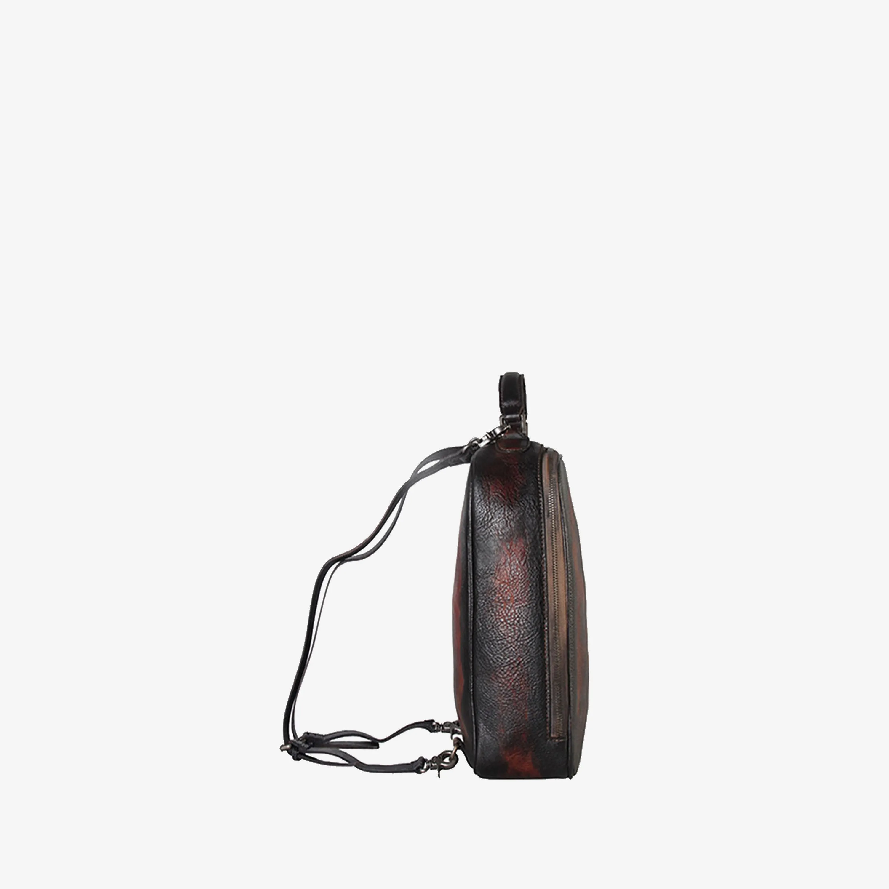 Genuine Leather Distressed Stylish Backpack
