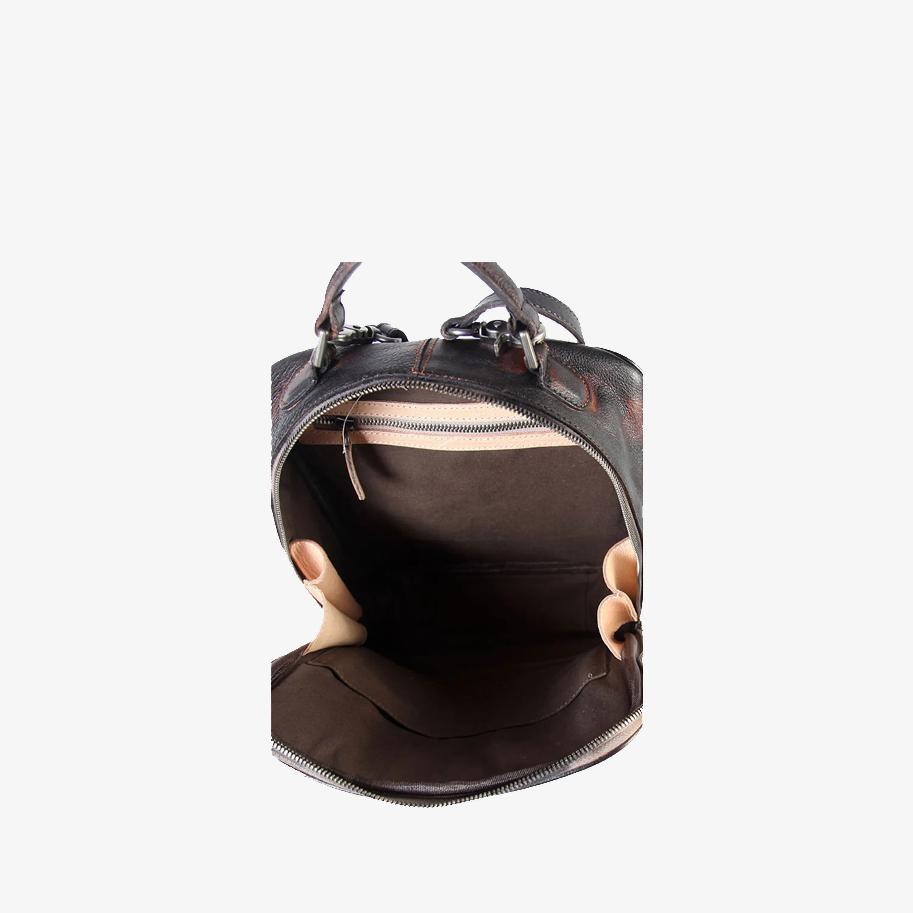Genuine Leather Distressed Stylish Backpack