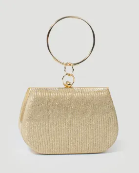 Gold Maeve Clutch Bag
