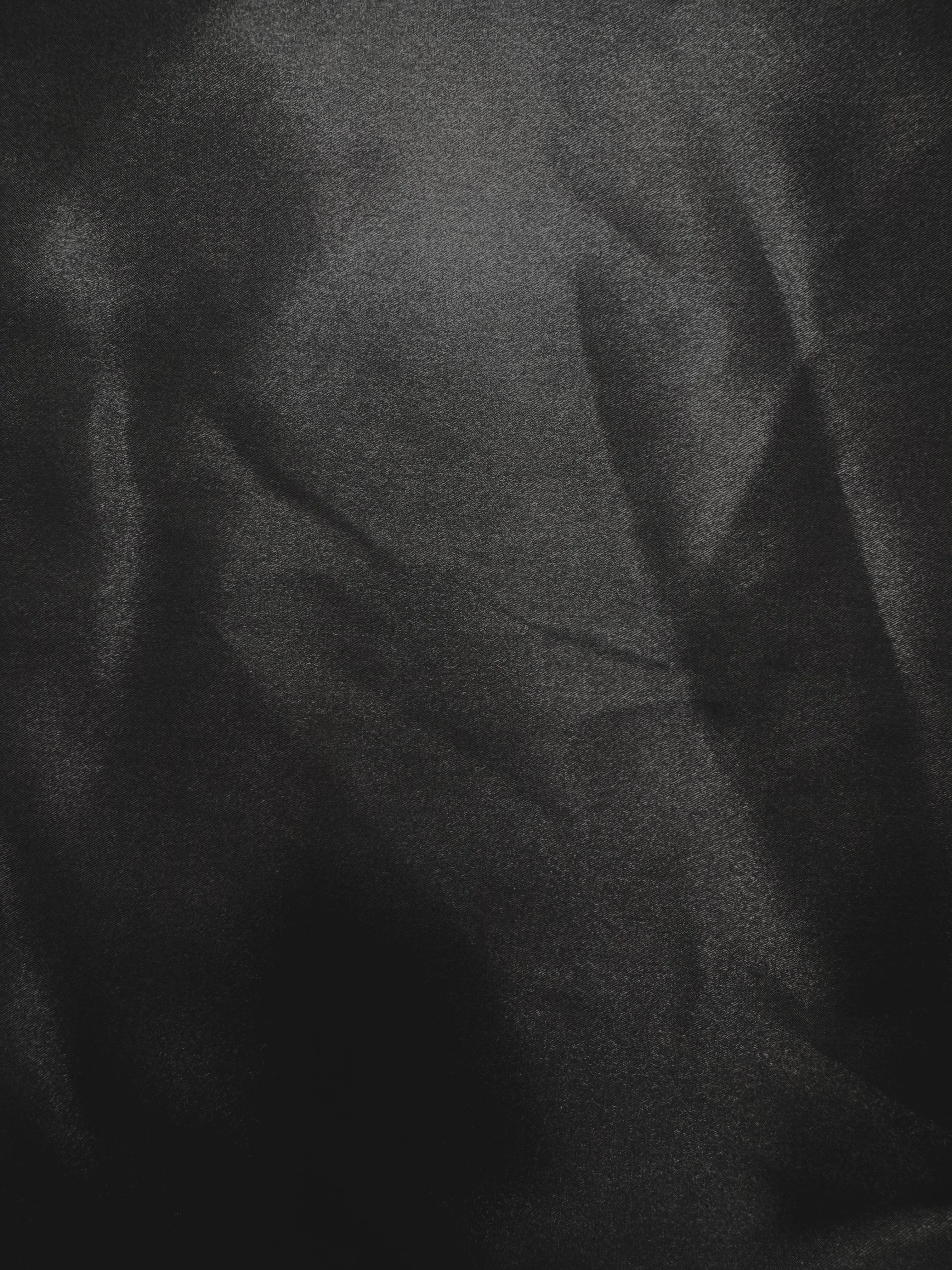 Grab Bag - Stretch Satin Charmeuse Soft Black Three 1-Yard Pieces Left!