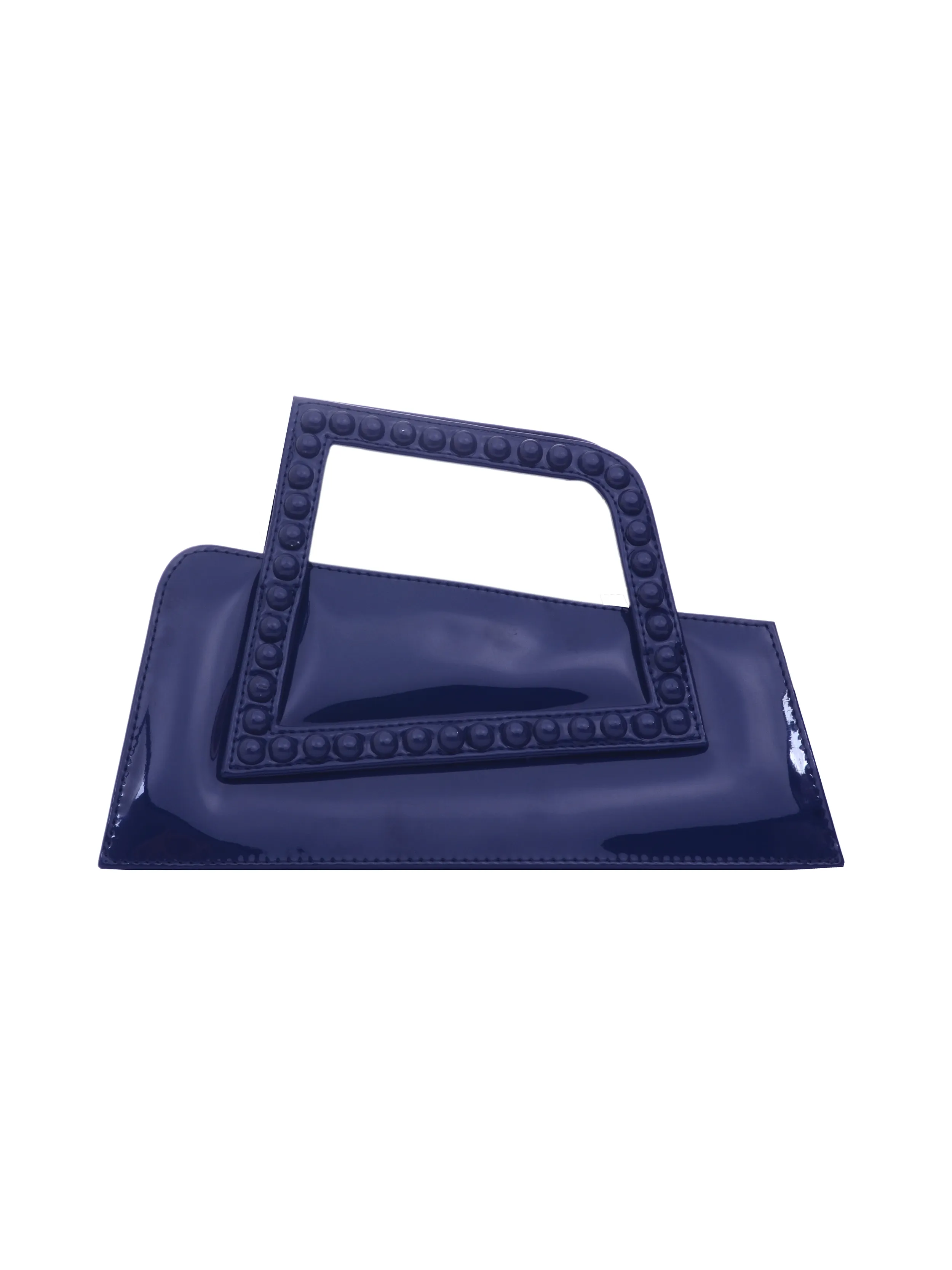 Jalila Black Patent Leather Bag