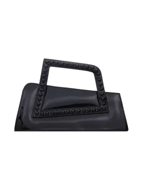 Jalila Black Patent Leather Bag